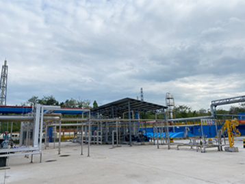 1000kg/h気化能力を有する大型蒸気気化器にて、生産ニーズに満たし、安全生産を維持する